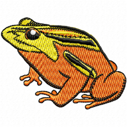 Frogs Embroidery Design 3